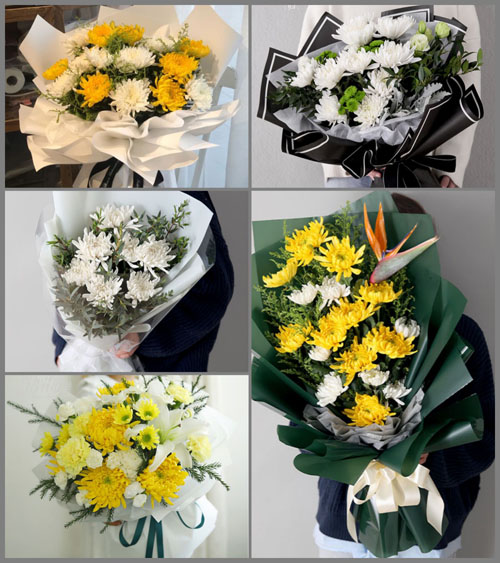 贵州毕节市黔西县文峰街道马厂社区白事花束代送